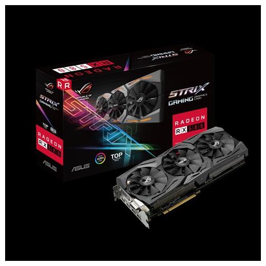 Asus Rog Strix Radeon Rx 580 Top Edition - 8Gb Ekran Kartı - Rog-Strix-Rx580-T8G-Gaming