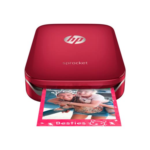 HP Z3Z93A Sprocket Fotoğraf Yazıcısı (5X7,6Cm) - Kırmızı