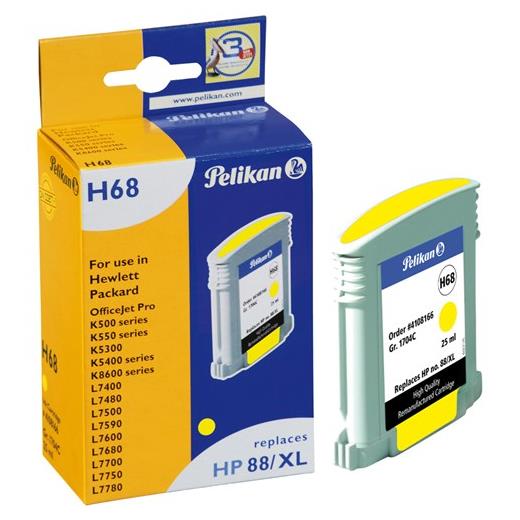 PELİKAN HP C9393AE / 88XL İLE UYUMLU YELLOW KARTUŞ