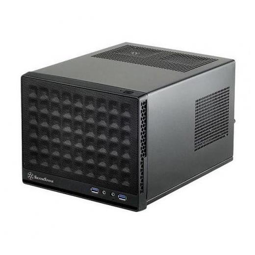 Silverstone Sugo Serisi Sg13B Waffle Desenli Usb3.0 Siyah Küp Kasa