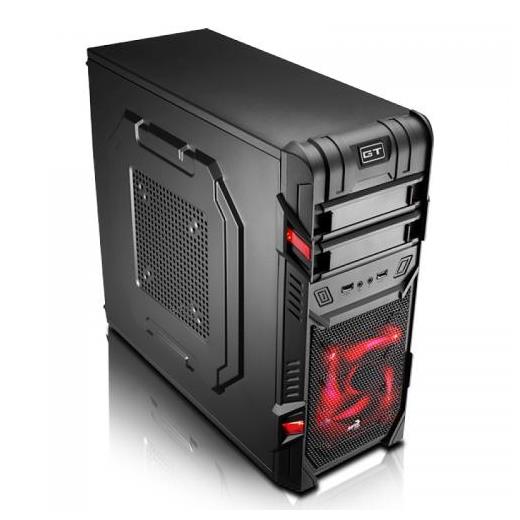 Aerocool Gt Black Advanced Ed.500W 2X Usb, 1 Fanlı,Mid-Tower Siyah Kasa