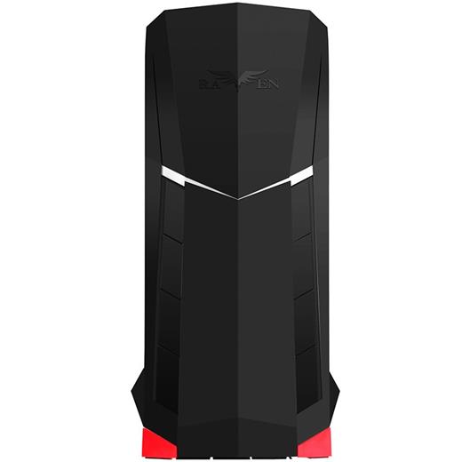 Silverstone Raven Serisi Rvx01Br-W Pencereli 2Xusb 3.0 Kırmızı/Siyah Atx Kasa