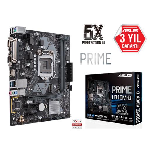 Asus Prime H310M-D - 8.Gen Ddr4 Anakart