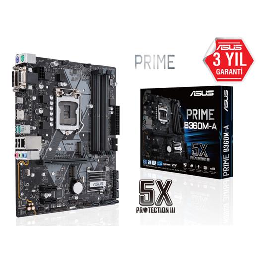 Asus Prime B360M-A - 8.Gen Ddr4 Anakart