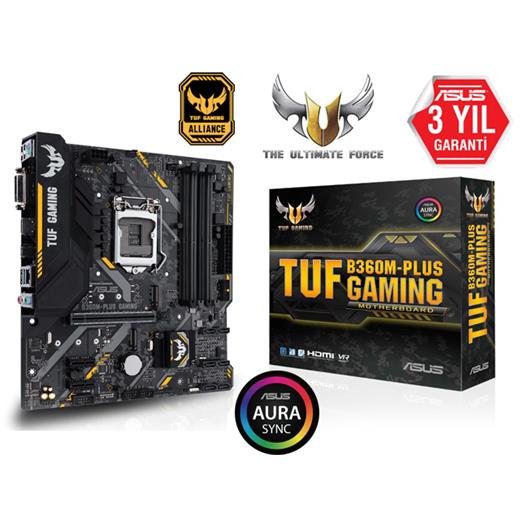 Asus Tuf B360M-Plus Gaming - 8.Gen Ddr4 Anakart