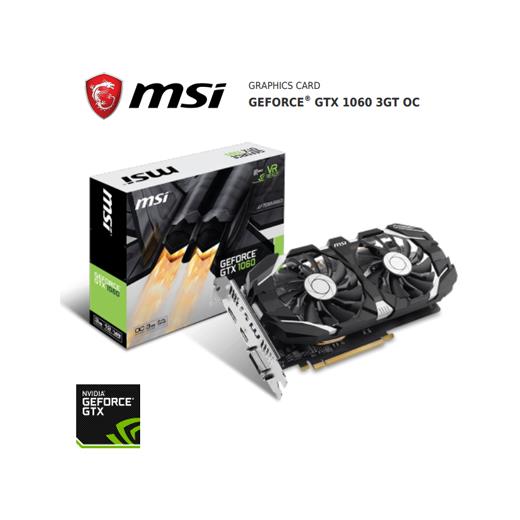 Msi Geforce Gtx 1060 3Gt Oc - 3 Gb Gddr5 Ekran Kartı