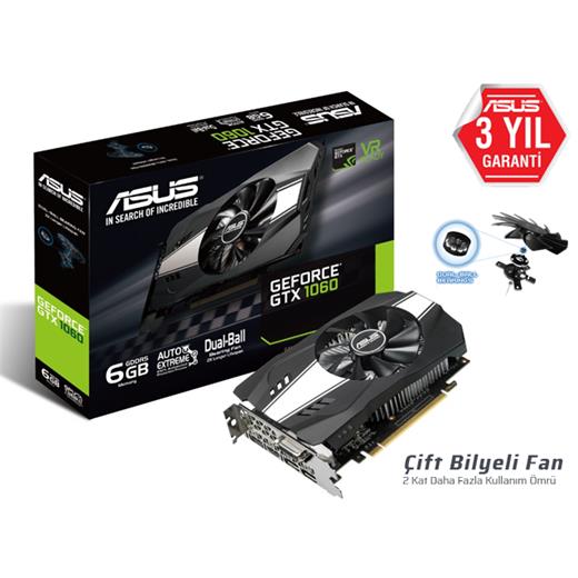 Asus Phoenix Geforce Gtx 1060 6Gb Ekran Kartı - Ph-Gtx1060-6G