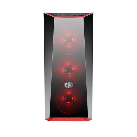 CM MasterBox Lite 5 80+ 600W 3x120mm Kırmızı Led Fanlı Akrilik Ön Panel, Pencereli MidTower Kasa MCW-L5S3-KWNA60