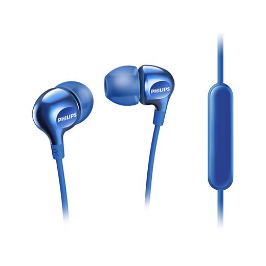 Philips She3705Bl Kulakiçi Kulaklık Mikrofon Mavi