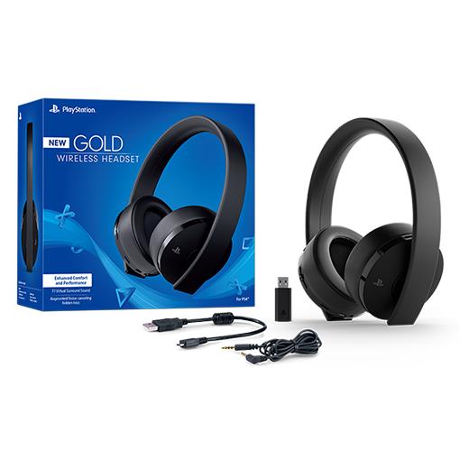 Ps4 Gold/Black Wireless Headset