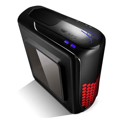 Everest Rampage Armego Siyah 2*12Cm Fan Red Led Fan 2*Usb3.0 Kasa