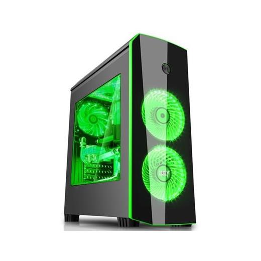 Izoly Icon Green 2Xled Gaming Kasa Peak 350W