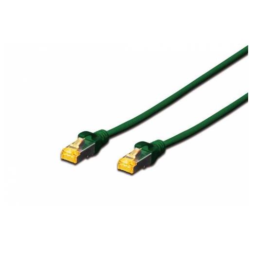 DK-1644-A-005/G Digitus CAT 6A S-FTP Patch Kablosu, LSZH, Cu, AWG 26/7, 0.50 metre, yeşil renk