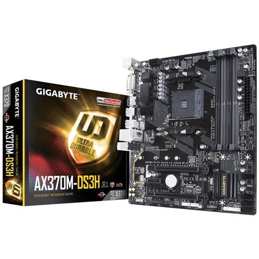 Gigabyte Ax370M-Ds3H Ddr4 Hdmi Dvi-D Usb3.1 Amd4