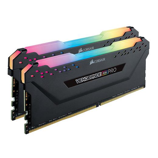 Corsair Vengeance Rgb Pro 16Gb (2X8Gb) 3200Mhz Soğutuculu CL16 Siyah CMW16GX4M2C3200C16