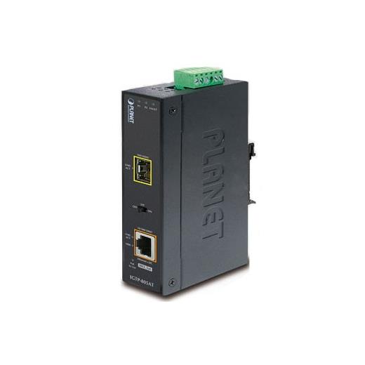PL-IGTP-805AT Endüstriyel Tip Media Converter<br>
1000Base-SX / LX to 10/100/1000Base-T 802.3at PoE (mini-GBIC, SFP) (LC arayüz)<br>
IP30, -30 ile 75 Derece C