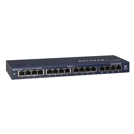 NG-GS116GE Gigabit Ethernet Unmanaged Desktop Switch<br>
16 x 10/100/1000T