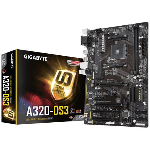 Gigabyte Ga-A320-Ds3 Am4 Ryzen Ddr4 Dvi-D Usb3.1