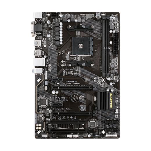 Gigabyte Ga-A320-Ds3 Am4 Ryzen Ddr4 Dvi-D Usb3.1