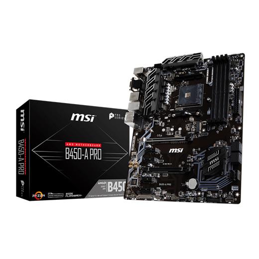 MSI B450-A PRO MAX DDR4 M2 PCIe NVME HDMI DVI PCIe 16X v3.0 AM4 mATX