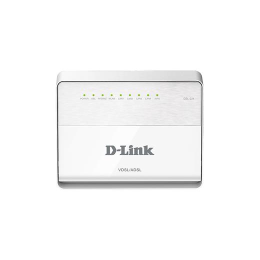 D-Link Dsl-224 300Mbps 4 Port Kablosuz 2X2 Mımo Anten Vdsl2/Adsl2+ Modem Router