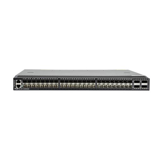 Ru-Rg-S6110-48Xs4Qxs Fixed 48 10Ge Sfp+ Ports And 4 40Ge Qsfp+ Ports, 2 Power Slots, 3 Fan Slots (With 3 Fans And Without Power Supply By Factory Default)