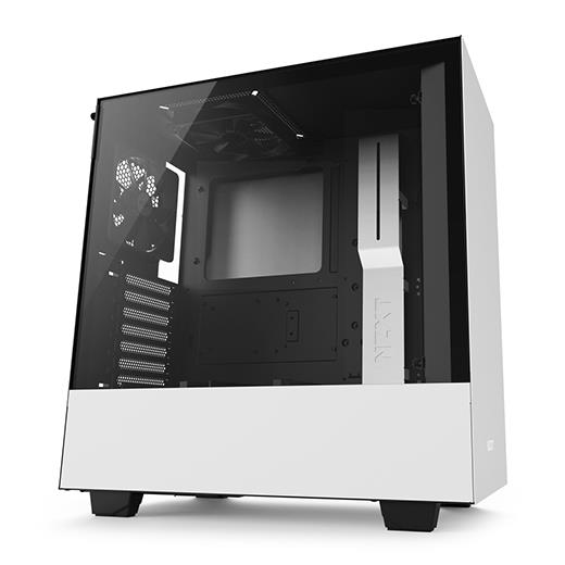 NZXT H500 Beyaz Siyah Temp. Cam USB3.1 ATX Kasa PSU YOK