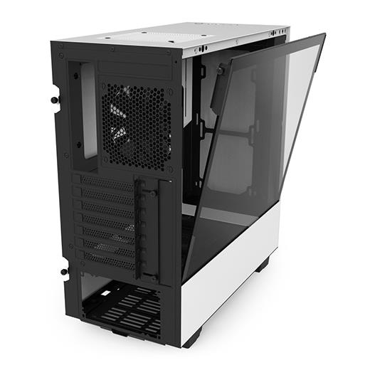 NZXT H500 Beyaz Siyah Temp. Cam USB3.1 ATX Kasa PSU YOK