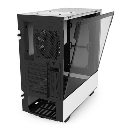 NZXT H500i Beyaz Siyah Temp. Cam RGB Akıllı ATX Kasa Psu Yok