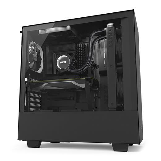 Nzxt H500İ Mat Siyah Temp. Cam Rgb Akıllı Atx Kasa Psu Yok