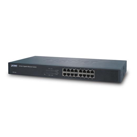 PL-GSW-1601 Yönetilemeyen Switch (Unmanaged Switch)<br>16 Port 10/100/1000Base-T