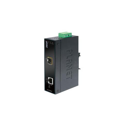 PL-IGT-905A Endüstriyel Tip Yönetilebilir Media Converter<br>
10/100/1000Base-T to mini-GBIC (LC, MM/SM)<br>
IP30, -30 ile 75 Derece C