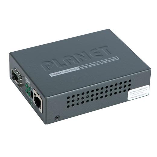 PL-GT-805A 10/100/1000Base-T to 1000Base-SX/LX (mini-GBIC, SFP) Media Converter, mesafe kullanılacak SFP modeline bağlı olarak değişir