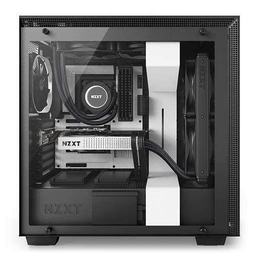 Nzxt H700 Beyaz Siyah Temp. Cam Atx Kasa Psu Yok