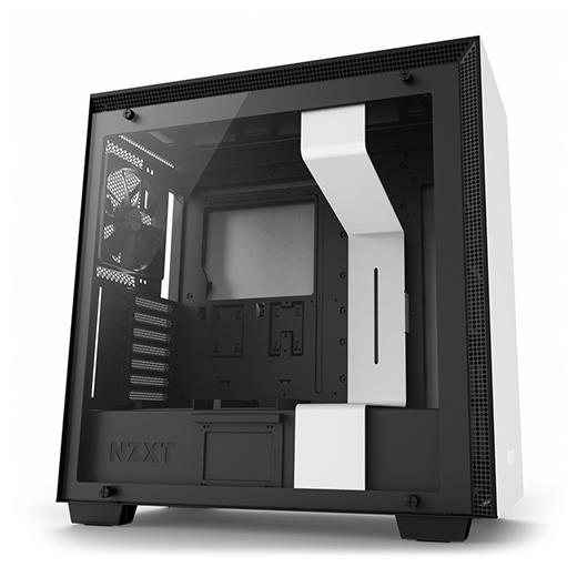 Nzxt H700 Beyaz Siyah Temp. Cam Atx Kasa Psu Yok