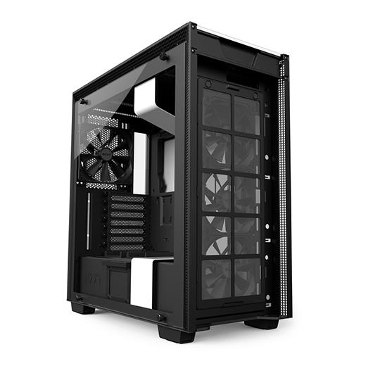 Nzxt H700 Beyaz Siyah Temp. Cam Atx Kasa Psu Yok