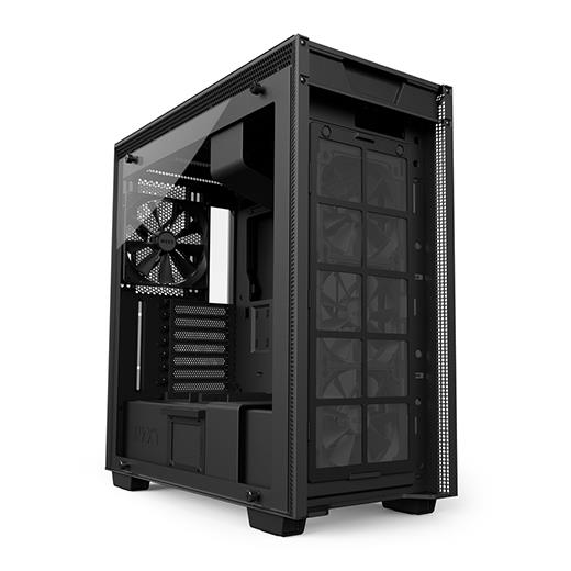 Nzxt H700 Mat Siyah Temp. Cam Atx Kasa Psu Yok