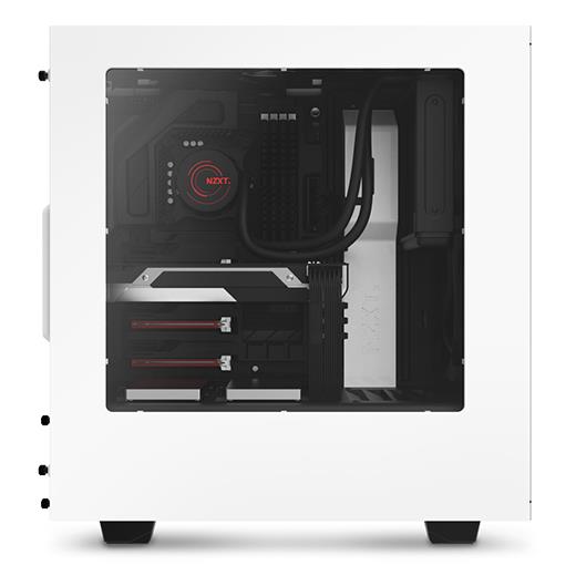 Nzxt S340 Mat Beyaz Pencereli Atx Kasa Psu Yok