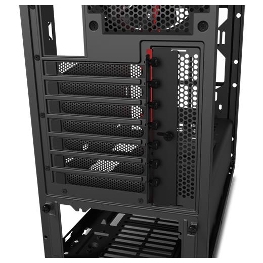 Nzxt S340 Siyah Kırmızı Pencereli Atx Kasa Psu Yok