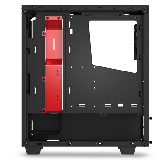 Nzxt S340 Siyah Kırmızı Pencereli Atx Kasa Psu Yok
