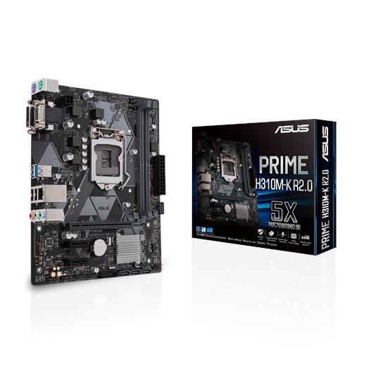 Asus H310M-K R2 Prime Ddr4 Vga Dvi-D Usb3.1