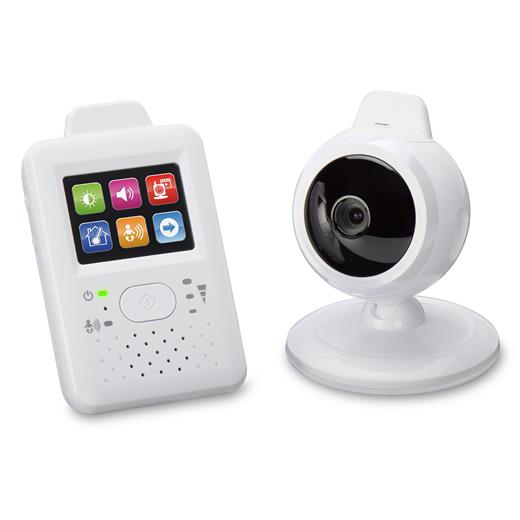 ED-87250 ednet 2.4 GHz Kablosuz Dokunmatik Ekranlı Bebek Monitörü, Sinyal iletimi 250 metre, Ses tanıma, Sıcaklık izleme, Gece & Gündüz çalışabilme, Çift yönlü ses iletimi, Ninni özelliği (ednet “View & Care” Video Babyphone)