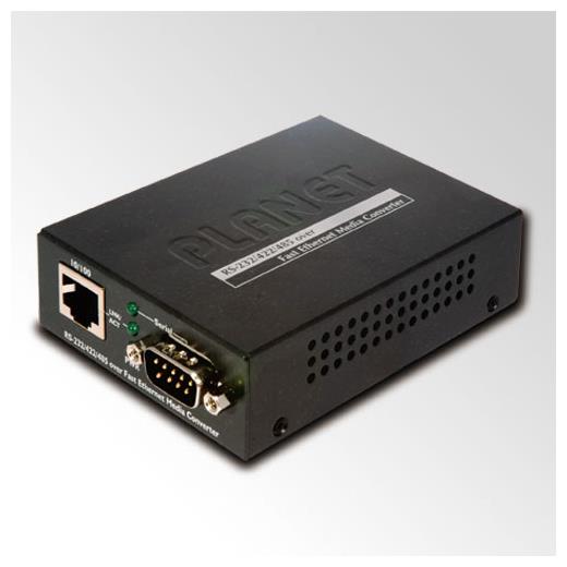 PL-ICS-100 RS-232/422/485 over Fast Ethernet Media Converter (RJ-45) – 100m