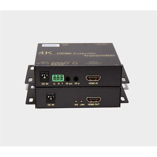 BS-HE101 Beek 4K Hdmi HDBaseT Sinyal Uzatma Cihazı, 100 metre, Alıcı (Receiver) ve Verici (Transmitter) Birim dahil