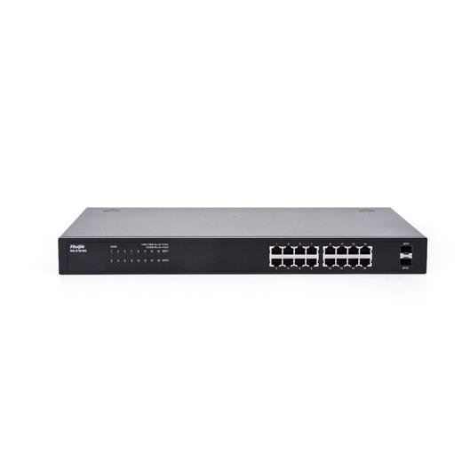Ru-Rg-S1818G Unmanaged Switch, 16 10/100/1000Base-T, 2 Ge Sfp (Non-Combo)