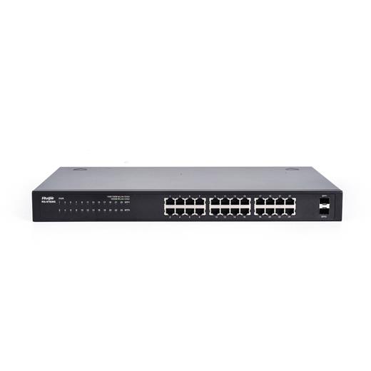 Ru-Rg-S1826G Unmanaged Switch, 24 10/100/1000Base-T, 2 Ge Sfp (Non-Combo)