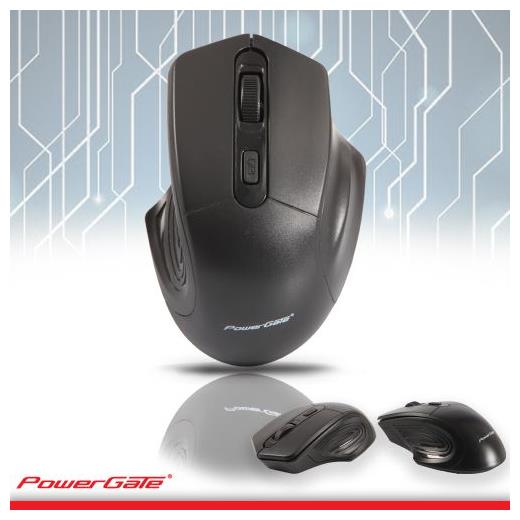 Powergate R520, Kablosuz Nano 2.4Ghz Siyah Mouse