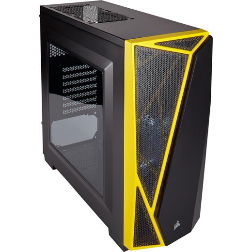 ZZCorsair Carbide Champ/Spec-04 Kc-Cc-9020118-Eu 600W 80+ Psu Sarı/Siyah Fanlı Pencereli Midtower Kasa