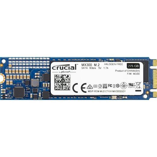CRUCIAL MX300 CT275MX300SSD4 275GB M2.SATA (2280) SSD 530-510MB/s