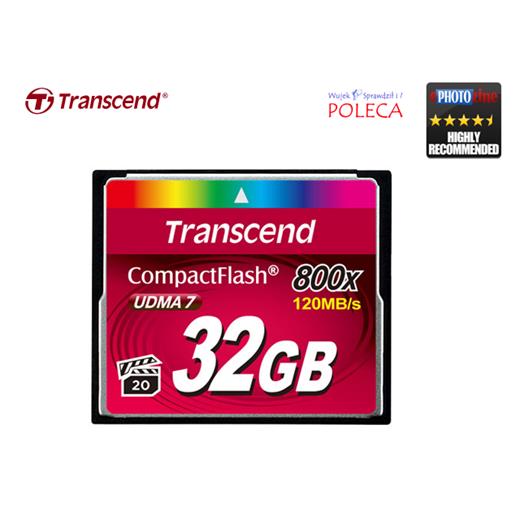 Transcend Compactflash 800 32Gb Cf Hafıza Kartı - Ts32Gcf800 -  Outlet
